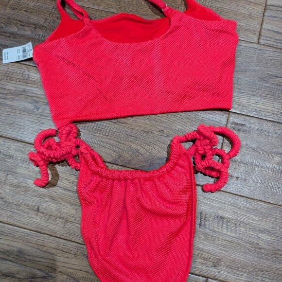 *NEW* Aerie Coral Pink Bikini (M) - Picture 2 of 3